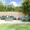 Lauko baldų komplektas Sodo poilsio baldų komplektas, 6 dalių, impregnuota pušis