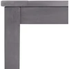 Sodo stalas, baltintas pilkas, 140x80x74cm, akacijos masyvas