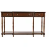 Av1632-60 Avola Konsolė 3S Avola Antique Mahogany