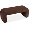 Sofa DELINO RUDAS BUKLĖ MINKŠTAS PUFAS