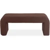 Sofa DELINO RUDAS BUKLĖ MINKŠTAS PUFAS