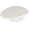 Sofa EMILE kavos staliukas, 110 cm, baltas, modernus