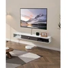 TV staliukas VEVOR kabinamas televizoriaus stovas 140 cm su skylių angomis