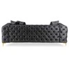 Morentas MORRENTO trivietė sofa, tamsiai pilka, aksominė, modernus žavesys