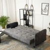 Mebel Elite Sofa-lova TIVOLI su patalynės dėže, 198 cm, pilka