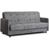 Mebel Elite Sofa-lova TIVOLI su patalynės dėže, 198 cm, pilka