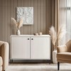 SOFT svetainės komoda, 104 cm, kašmyro raštas, dviejų durų, moderni