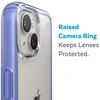 Speck Presidio Perfect-Clear with Impact Geometry - dėklas skirtas Apple iPhone 15 Plus/ 14 Plus with MICROBAN coating Clear / Grounded Violetinė