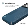 Dėklas Speck Presidio2 Grip MagSafe - Apple iPhone 17 Pro Max Case Deep Sea/Sidabrinis Metallic