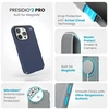 Speck Presidio2 Pro Magsafe - dėklas skirtas Apple iPhone 15 Pro Coastal Mėlyna / Dust Pilkas / Baltas