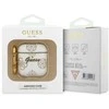 Guess GUA2PG4GPH AirPods 1/2 dėklas baltos spalvos 4G Hook