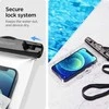 SPIGEN A601 UNIVERSALUS VANDENIUI ATSPIRUS DĖKLAS 2 PAKUOTĖS CRYSTAL CLEAR