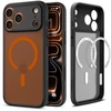 Spigen Ultra Hybrid MagSafe dėklas, skirtas iPhone 17 Pro Max - Juodas ir Oranžinis