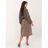 Spódnica-IT-SD-FL9838.49-ciemny bezowy