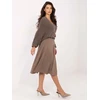 Spódnica-IT-SD-FL9838.49-ciemny bezowy