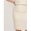 Spódnica-LK-SD-506697.95-smėlio spalvos