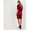 Spódnica-LK-SD-507019.49-bordo