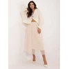 Spódnica-TW-SD-BI-885.99-smėlio spalvos