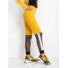 Sportinės kelnės-23-DR-2300.64-tamsiai geltonos