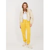 Sportinės kelnės-CLM-DR-1107.98-geltona