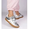 Sportiniai bateliai moterims, sidabriniai sneakersai