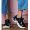 Sportiniai bateliai moterims su stora juoda platforma