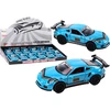 Lean Toys Sportinis automobilis 1:32 mėlynas su spoileriu metalinis