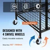 VEVOR Riedantysis sporto kamuolių laikymo vežimėlis