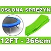 Spyruoklių apsaugos danga batutui SkyRamiz 366cm/12FT, Žalia
