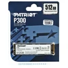 Ausinės SSD diskas Patriot P300 M.2 PCI-Ex4 NVMe 512GB 1.7GB/s