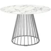 Stalas GLAM MARBLE, chromo/baltos sp.