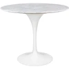 Stalas TULIP MARBLE, baltas