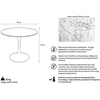 Stalas TULIP MARBLE, baltas