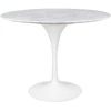 Stalas TULIP MARBLE, baltas