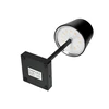 Stalinis LED šviestuvas (Juodas, pakraunamas, 26 cm)