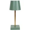 Bikuvalt Šviestuvas stalinis liečiamas 10,5x26x10,5 cm žalias 3AAA Home Deco LA10489