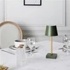 Bikuvalt Šviestuvas stalinis liečiamas 10,5x26x10,5 cm žalias 3AAA Home Deco LA10489