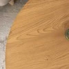 HARPER kavos staliukas, 60 cm, ąžuolo spalvos, modernus lofto stiliaus