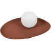 Stalo šviestuvas CLAY NEST, G9, rudas