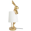 Stalo šviestuvas RABBIT, 88cm, E14, aukso/baltos sp.