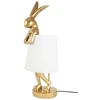Stalo šviestuvas RABBIT, 88cm, E14, aukso/baltos sp.