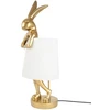 Stalo šviestuvas RABBIT, E14, aukso/baltos sp.