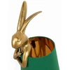 Stalo šviestuvas RABBIT, E14, aukso/žalios sp.
