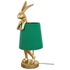 Stalo šviestuvas RABBIT, E14, aukso/žalios sp.