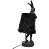 Stalo šviestuvas RABBIT FUR, 50cm, E14, aukso/juodos sp.