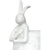 Stalo šviestuvas RABBIT FUR, E14, baltos/sidabro sp.