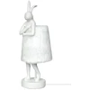 Stalo šviestuvas RABBIT FUR, E14, baltos/sidabro sp.