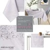 AmeliaHome Staltiesė 155×200 cm lila spalvos AH VESTA