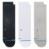 Carruzzo Stance Run LT Crew 3 Pack „Komandos“ tipo kojinės Multi spalvos 3 por.