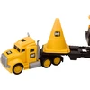 Lean Toys Vaikiškas Statybinių Mašinų Rinkinys su Savivarčiu ir Vilkiku